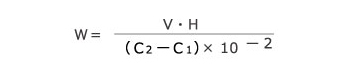 R=0、D=0の時の乾燥剤の使用量